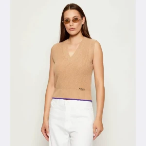 Pinko Wełniana kamizelka STAGNONE | Regular Fit | z dodatkiem kaszmiru