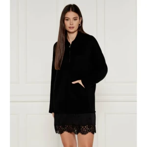 Pinko Wełniana sukienka NERO | z dodatkiem kaszmiru