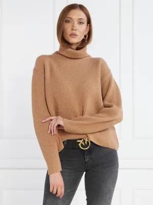 Pinko Wełniany golf | Regular Fit | z dodatkiem kaszmiru