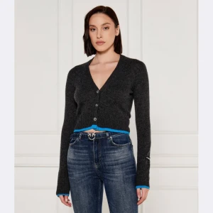 Pinko Wełniany kardigan CHAUSIE | Cropped Fit | z dodatkiem kaszmiru