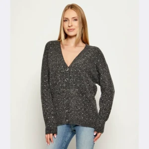 Pinko Wełniany kardigan MARCHE | Relaxed fit