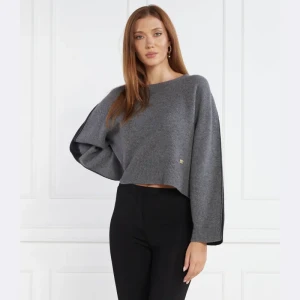 Pinko Wełniany sweter | Cropped Fit | z dodatkiem kaszmiru