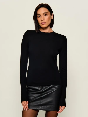 Pinko Wełniany sweter Lubecca | Regular Fit czarny