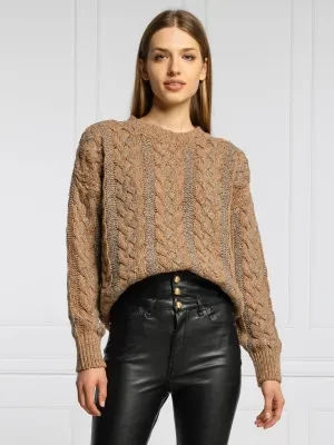 Pinko Wełniany sweter METEORITE | Regular Fit