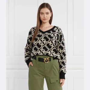 Pinko Wełniany sweter | Regular Fit