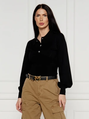 Pinko Wełniany sweter RIMONTAGGIO COSTINA | Regular Fit