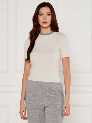 Pinko Wełniany sweter SAVANNAH | Slim Fit | z dodatkiem kaszmiru