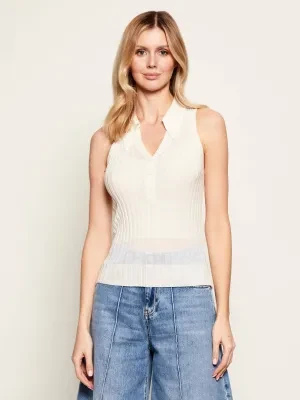 Pinko Wełniany top FOSCHIA | Slim Fit | z dodatkiem jedwabiu i kaszmiru