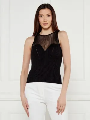 Pinko Wełniany top SHISPARE | Slim Fit | z dodatkiem jedwabiu i kaszmiru
