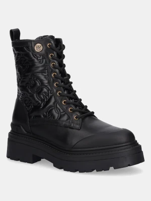 Pinko workery Mia 25 damskie kolor czarny na platformie SD0401T047Z99