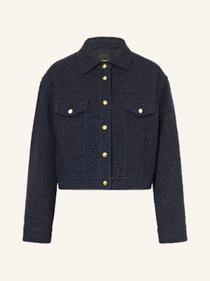 Pinko Żakiet Pudełkowy Z Bouclé Z Błyszczącą Przędzą blau