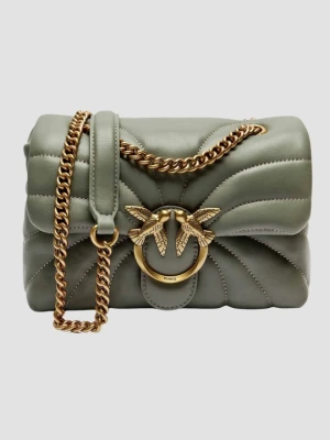 PINKO Zielona kopertówka Love Puff Mini CL AW25