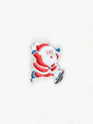 PINS XMAS SANTA CLAUS 2 CZERWONY Recman