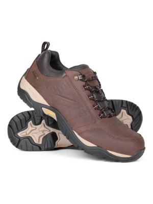 Pioneer II skórzane męskie wodoodporne buty trekkingowe Extreme - Brown Mountain Warehouse