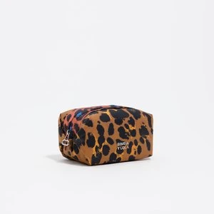 Saszetka mała nylon print Leopard tekowy brąz BIMBA Y LOLA