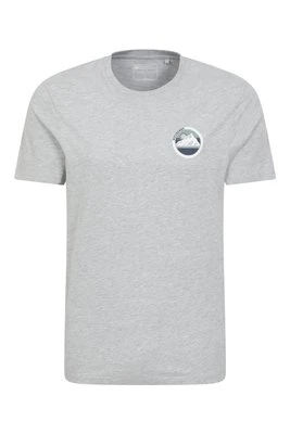 Pitlochry Mountain bawełniana koszulka męska - Grey Mountain Warehouse