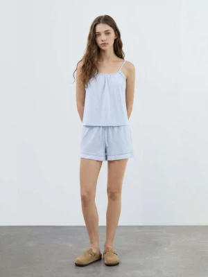 Piżama 100% bawełna błękitny - Dziewczyna - - MANGO TEEN