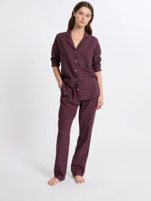 Piżama 2-częściowa w kratę z bawełny Etam