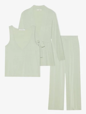 Piżama Anna Field By Zalando jasnozielony