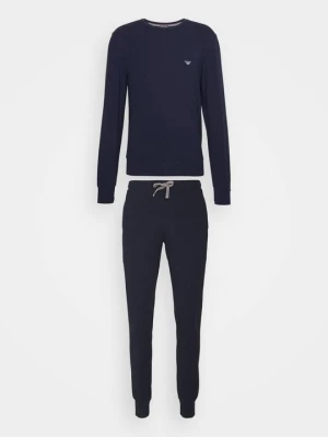Piżama Emporio Armani niebieski