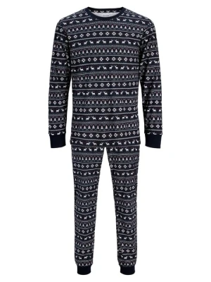Piżama Jack&Jones granatowy