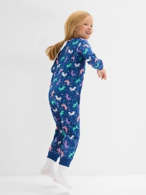 Piżama jednoczęściowa z piżamą dla lalki (2 części), z czystej bawełny organicznej bonprix