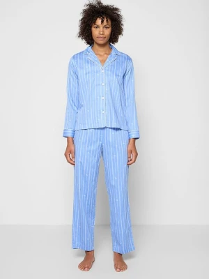 Piżama Lauren Ralph Lauren niebieski