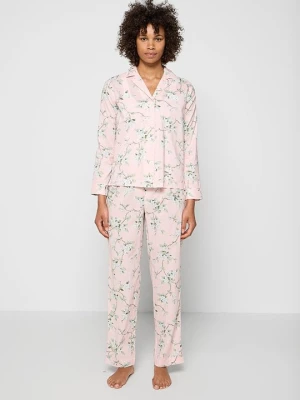 Piżama Lauren Ralph Lauren różowy