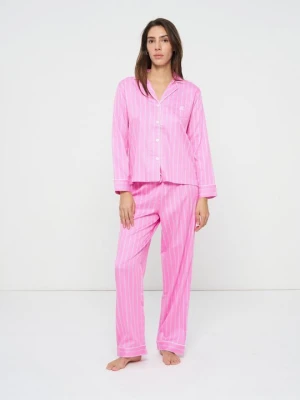Piżama Lauren Ralph Lauren różowy