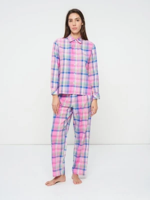 Piżama Lauren Ralph Lauren różowy