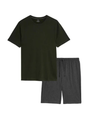 Piżama Marks & Spencer khaki