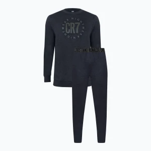 Piżama męska CR7 Pyjama Short light grey melange