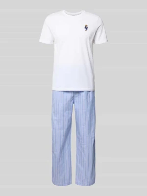 Piżama o kroju regular fit z czystej bawełny Polo Ralph Lauren Underwear