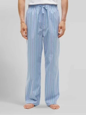 piżama o kroju regular fit z czystej bawełny Tommy Hilfiger Błękitny