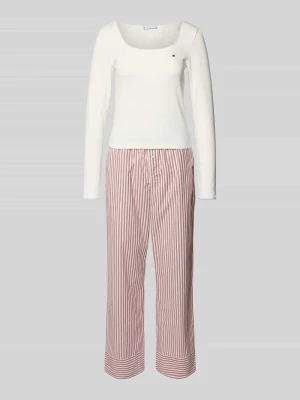 Piżama o kroju regular fit z mieszanki bawełny Tommy Hilfiger
