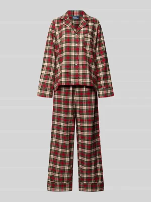 piżama o kroju relaxed fit z czystej bawełny Polo Ralph Lauren Czerwony