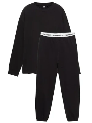 Piżama PULL&BEAR czarny