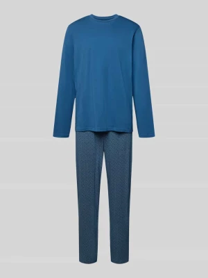 Piżama w kroju regular fit z długim rękawem, model 'Casual' Schiesser
