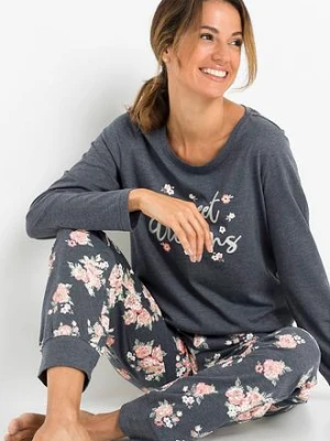 Piżama z bawełną organiczną bonprix