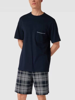 Piżama z bawełny model ‘Comfort Fit Schlafanzug’ Schiesser