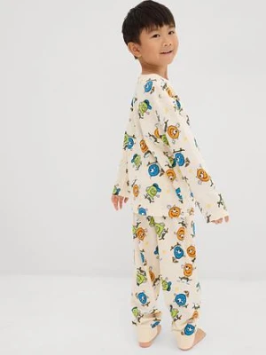 Piżama z bawełny organicznej (komplet 2 piżam) bonprix