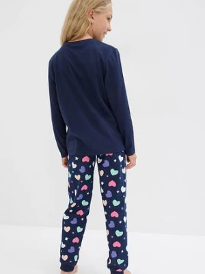 Piżama z czystej bawełny organicznej (2 części) bonprix