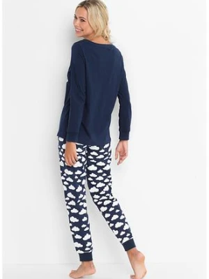 Piżama z czystej bawełny organicznej bonprix