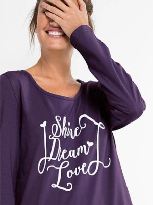 Piżama z czystej bawełny organicznej bonprix