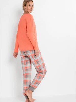 Piżama z czystej bawełny organicznej bonprix