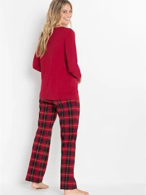 Piżama z czystej bawełny organicznej bonprix