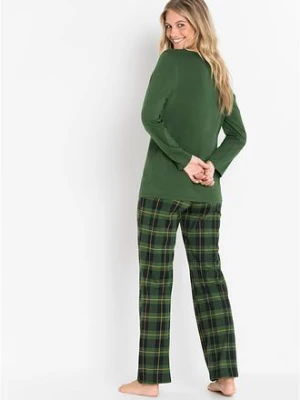 Piżama z czystej bawełny organicznej bonprix