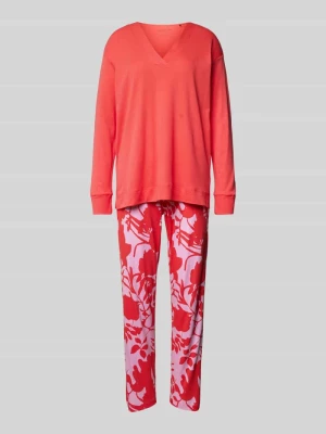 Piżama z dekoltem w serek model ‘Modern Nightwear’ Schiesser