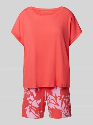 Piżama z drobnym prążkowaniem model ‘Modern Nightwear’ Schiesser