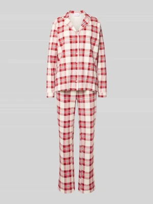 Piżama z kołnierzem z połami Lascana